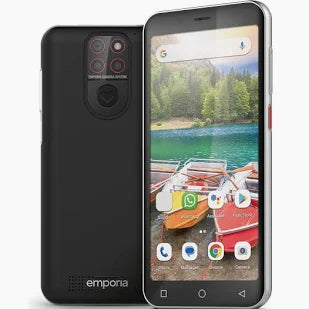 emporia SMART E5 Mini Seniorenhandy 4G | Android 13 – Schwarz ( OHNE AKKU 🔋)