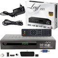 Leyf Satelliten-Receiver Full HD 1080p DVB-S/S2 HDMI SCART 2x USB